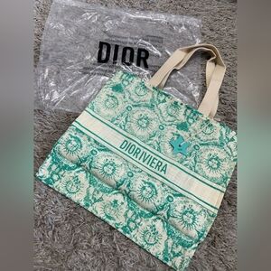 RARE Dior Dioriviera With Star Charm Novelty Tote Bag!